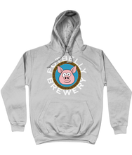 Load image into Gallery viewer, Potbelly Brewery Greek Key Border Pig Circular Text Hoodie