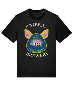 Potbelly Brewery Pigs Do Fly Pump Clip T-Shirt