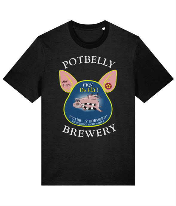 Potbelly Brewery Pigs Do Fly Pump Clip T-Shirt