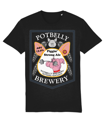 Potbelly Brewery Piggin Strong Ale T-Shirt 13 Percent