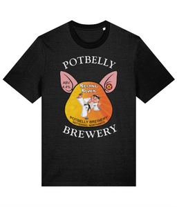 Potbelly Brewery Beijing Black Pump Clip T-Shirt