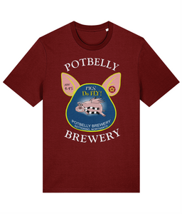 Potbelly Brewery Pigs Do Fly Pump Clip T-Shirt