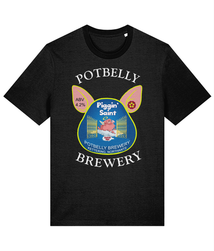 Potbelly Brewery Piggin' Saint Pump Clip T-Shirt