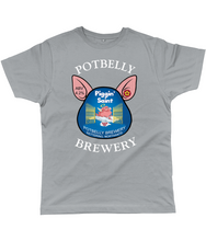 Load image into Gallery viewer, Potbelly Brewery Piggin Saint Pump Clip with Wording Classic Cut Men&#39;s T-Shirt