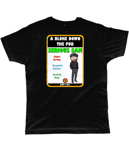 A Bloke Down the Pub Serious Sam Pump Clip Classic Cut Men's T-Shirt