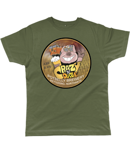 Potbelly Brewery Crazy Daze Circle Design T-Shirt