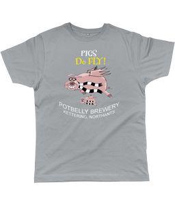 Potbelly Brewery Pigs Do Fly Two Pigs Classic Cut Men's T-Shirt