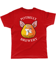 Load image into Gallery viewer, Potbelly Brewery Beijing Black Pump Clip with Wording Classic Cut Men&#39;s T-Shirt