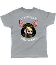 Load image into Gallery viewer, Potbelly Brewery And Now For Something Piggin Different Pump Clip with Wording Classic Cut Men&#39;s T-Shirt