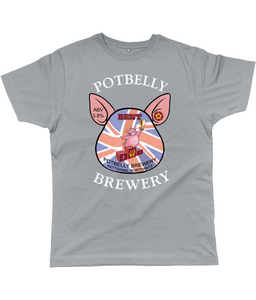 Potbelly Brewery BEST Pump Clip with Wording Classic Cut Men's T-Shirt