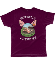 Load image into Gallery viewer, Potbelly Brewery Hedonism Pump Clip with Wording Classic Cut Men&#39;s T-Shirt