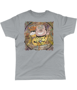 Grunge Crazy Design Potbelly Brewery Crazy Daze T-Shirt