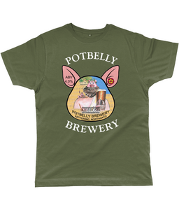 Potbelly Brewery Ambrosia Pump Clip with Wording Classic Cut Men's T-Shirt