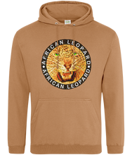 Load image into Gallery viewer, African Leopard Hand Drawn Design Hoodie
