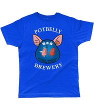 Load image into Gallery viewer, Potbelly Brewery SOS Pump Clip with Wording Classic Cut Men&#39;s T-Shirt