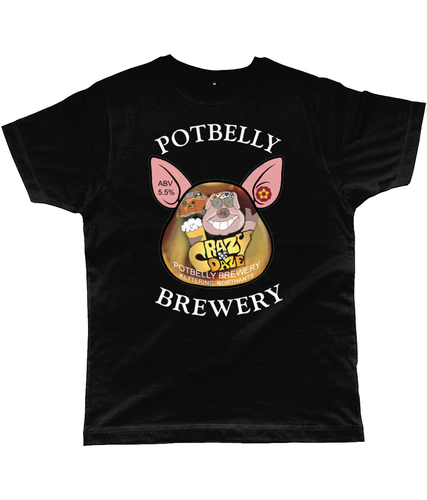 Potbelly Brewery Crazy Daze Pump Clip with Wording Classic Cut Men's T-Shirt