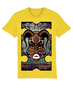 Masked African Warrior T-Shirt ( No Text )