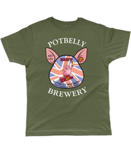 Load image into Gallery viewer, Potbelly Brewery BEST Pump Clip with Wording Classic Cut Men&#39;s T-Shirt