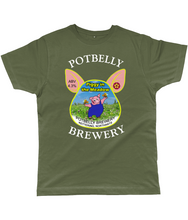 Load image into Gallery viewer, Men&#39;s T-Shirt Potbelly Brewery Piggy in the Meadow Classic Cut T-Shirt