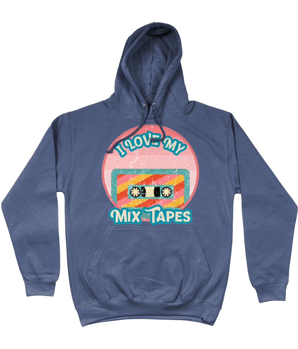 Retro I Love my Mix Tapes Hoodie