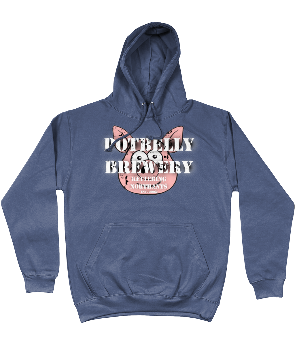 Potbelly Brewery Retro Distressed Logo Hoodie