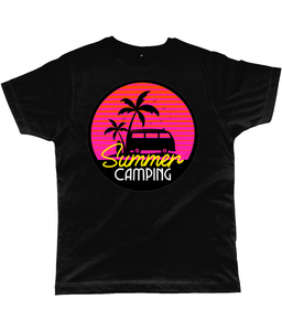 Retro Summer Camping Classic Cut Men's T-Shirt
